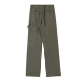 Buttons Cotton Basic Pants